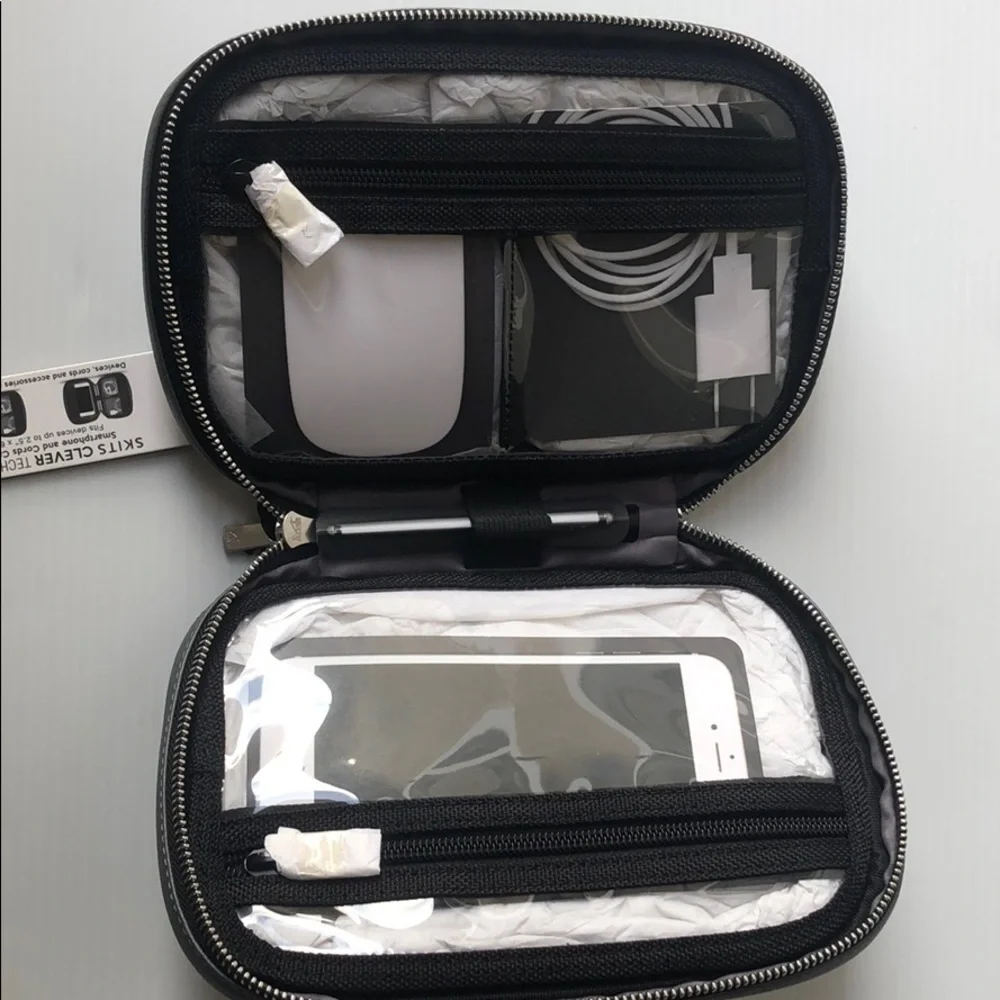 Skits gray clever Tech Case Monaco Leather
